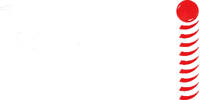 main Brisbane City Barber Shop business logo medium sized with 'The Barber Room' printed in white letters on black background